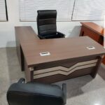 1.6 Metre Executive Office Table With Extension And Mobile Drawer