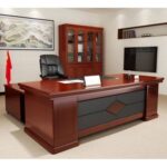 1.6 Metre Executive Office Table With Extension And Mobile Drawer