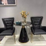 2 Seaters Conference Set Full Black