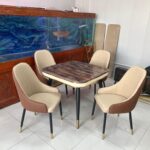4 Seaters Marble Dining Set