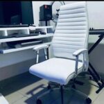 Executive Office Reclining Chair, White