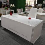 Executive White Reception Table