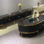 Luxury Marble Center Table With TV Stand