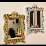 Silver And Gold Dressing Mirror